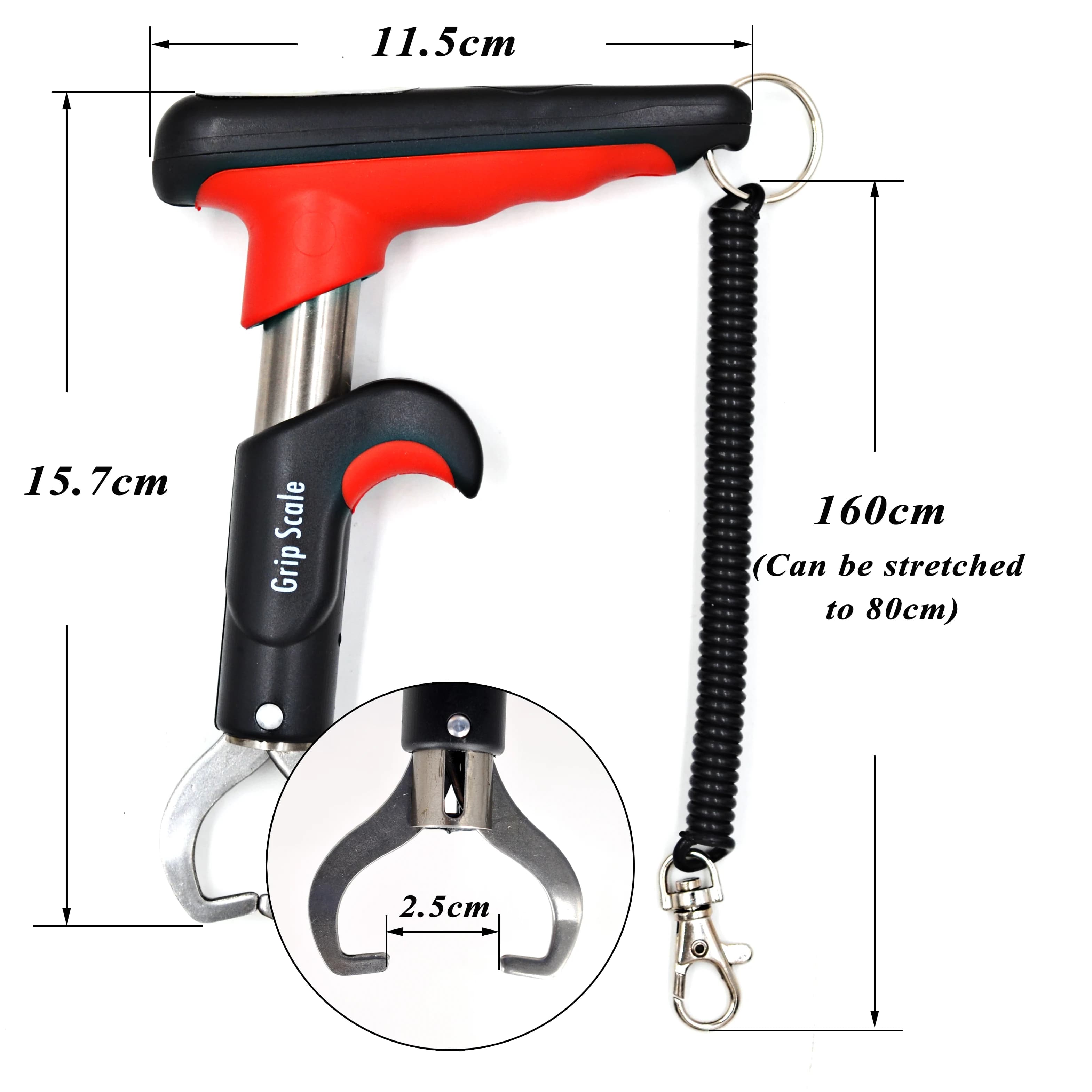 Pince à lèvres digitale MNFT - Gripper électronique avec balance intégrée pour manipulation poissons