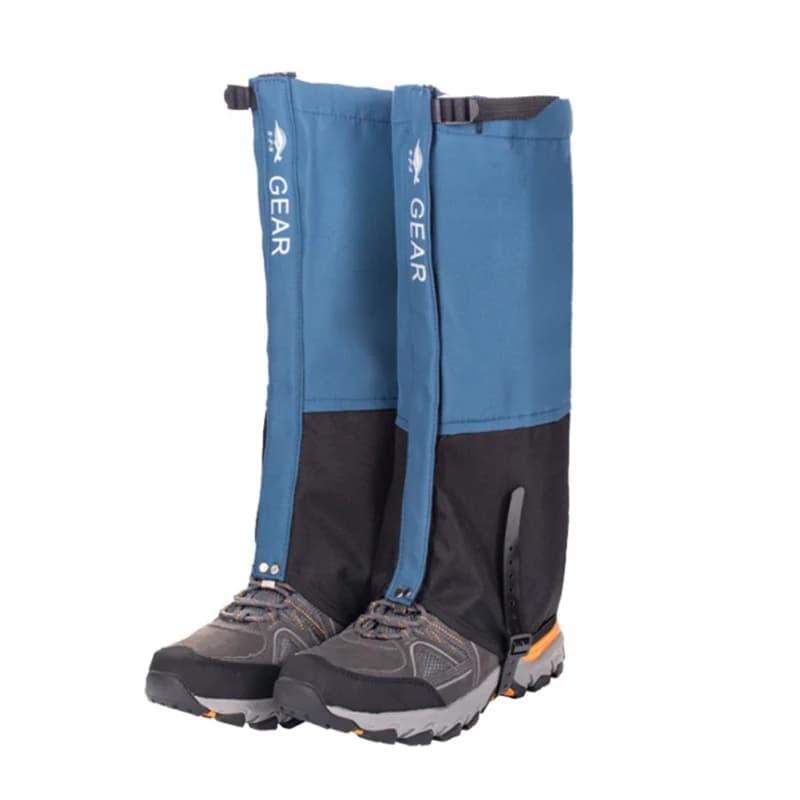 Protections jambes ski randonnée - Guêtres imperméables coupe-vent pour chaussures camping trekking désert
