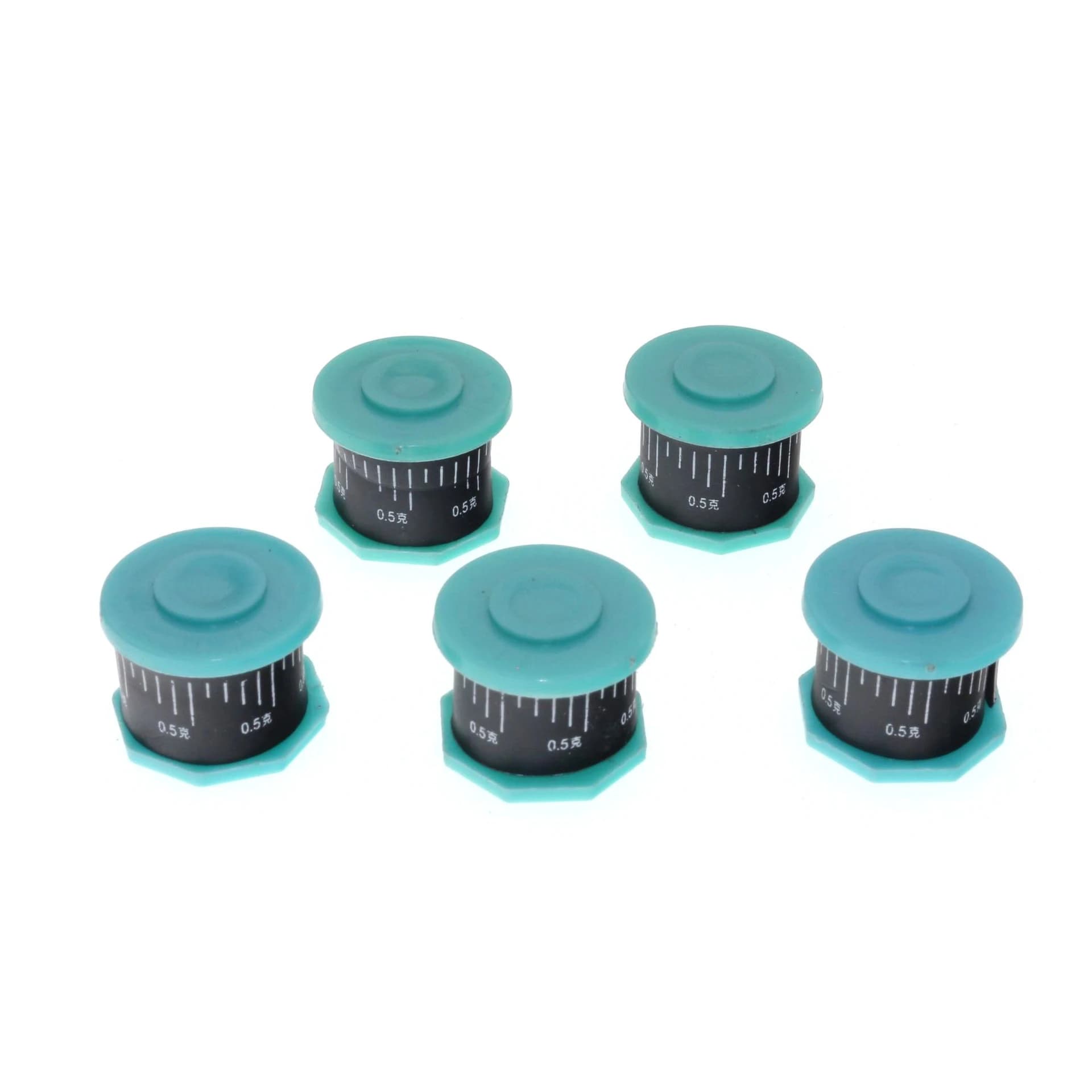 Plombs de pêche avec échelle 3 pièces épaisseur 0.5/0.6/0.8mm pour montages précis