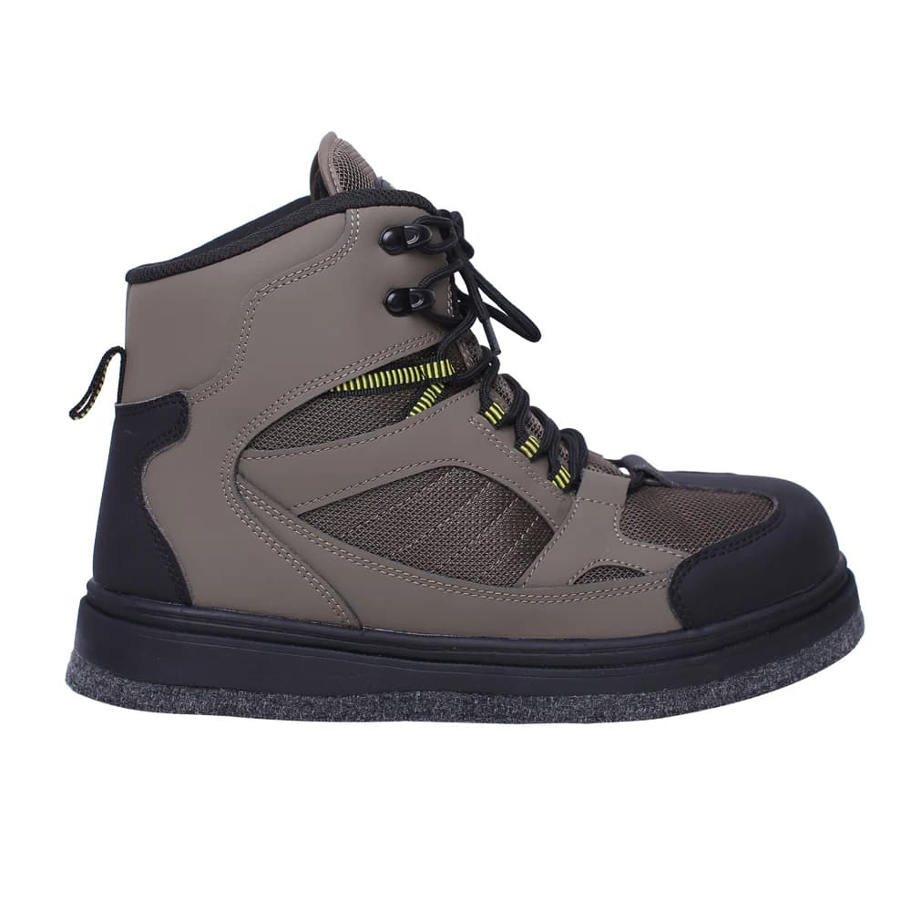 Bottes de pêche wading légères semelle feutre pour pêche à la truite et mouche