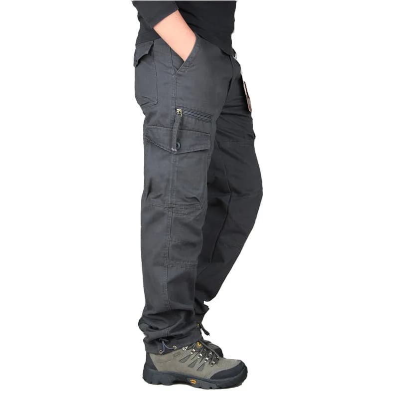 Salopette cargo pêche multi-poches militaire printemps automne pour homme streetwear