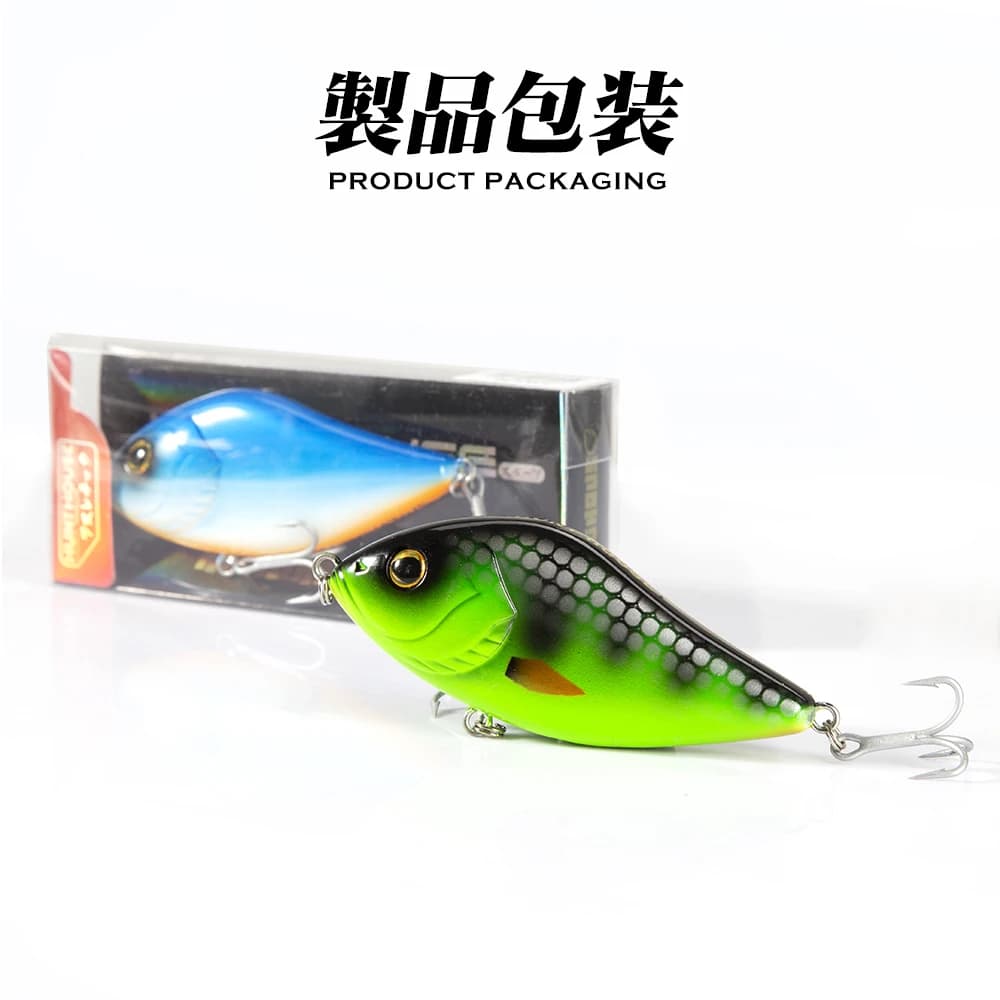 Leurre de pêche leurre brochet crankbait pencil wobbler 70mm 17g 100mm 47g pour carnassiers