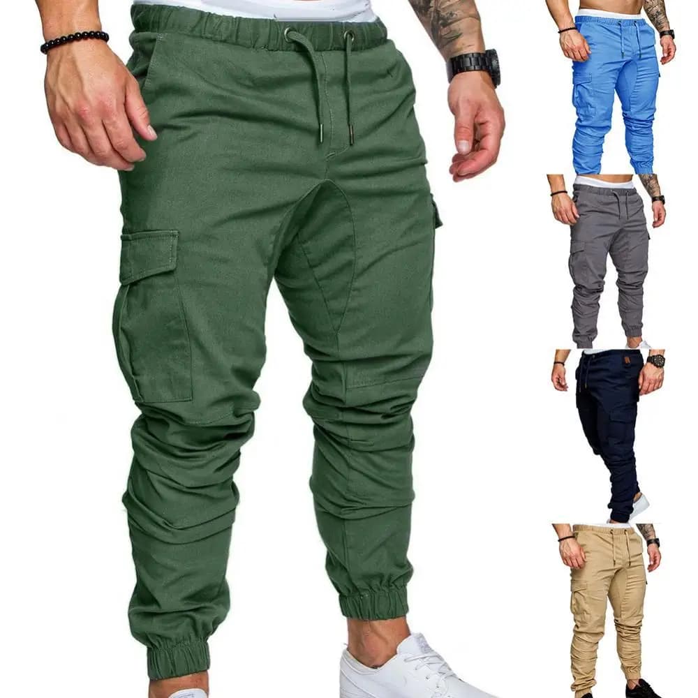 Pantalon jogging uni homme pour pêche streetwear - Style hip hop et confort pour pêche décontractée