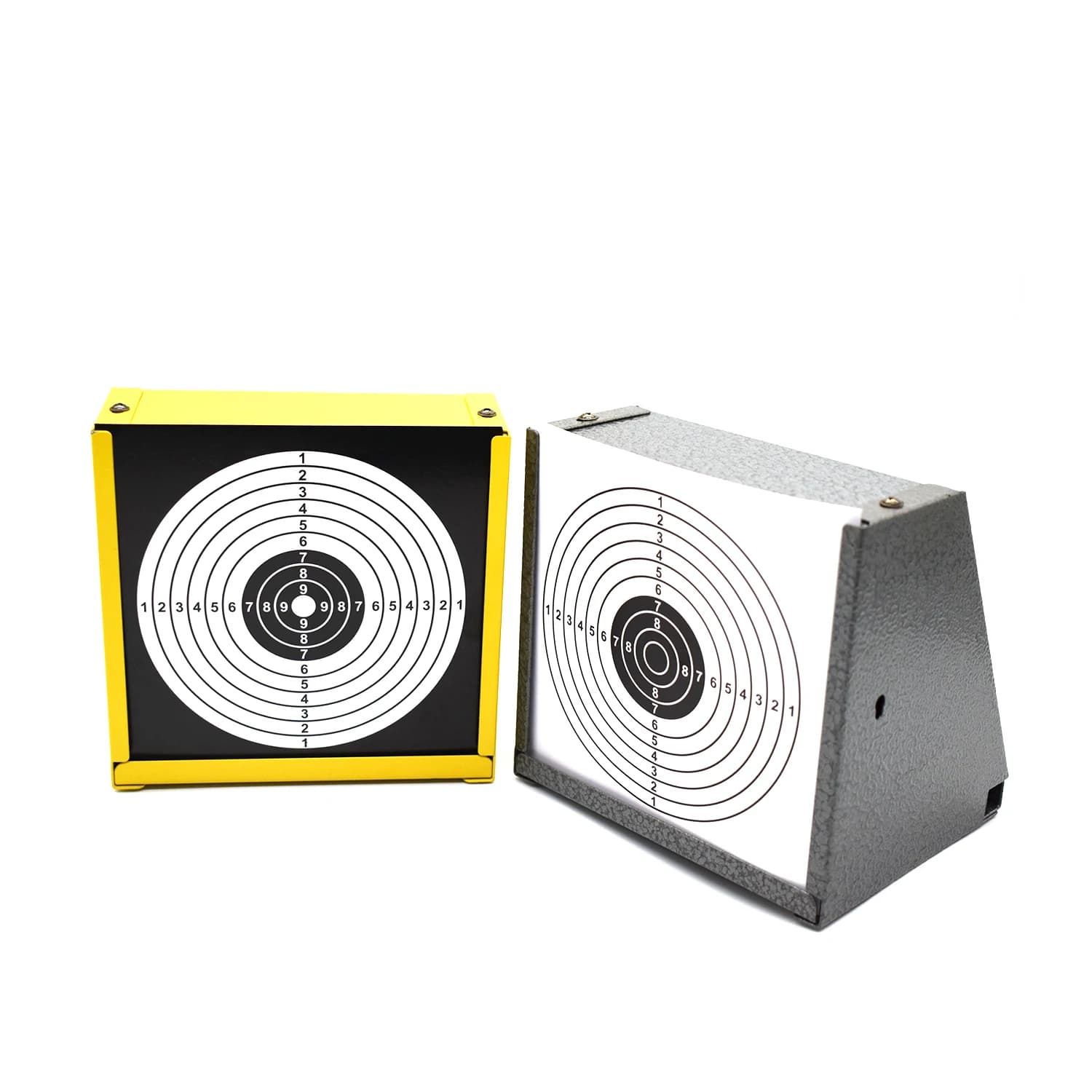 Cible auto-réinitialisante rotative avec piège pour tir pêche BB airsoft - Entraînement continu