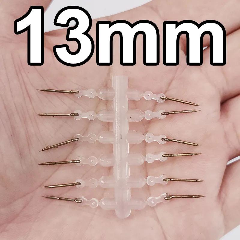 12 hameçons métal avec élastique pour montage cheveu carpe, appâts bouillettes et grains de maïs