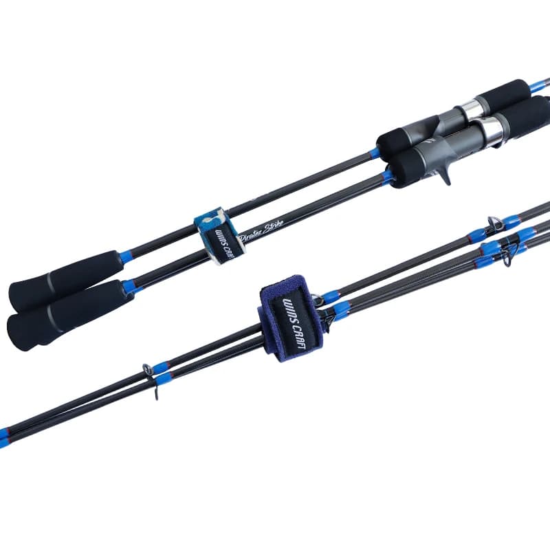 2 sangles élastiques réutilisables pour canne à pêche - Version améliorée 25x3cm robuste et durable