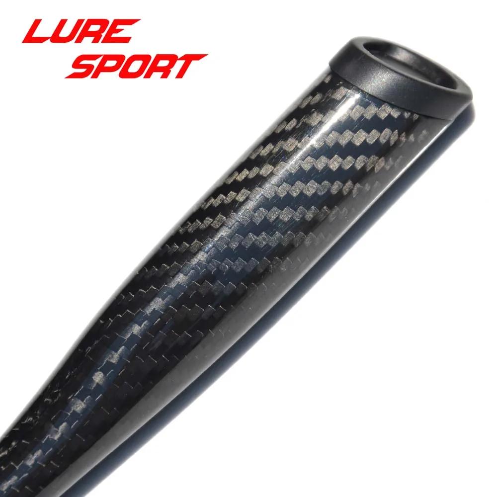 Tige de poignée triangulaire carbone 3K vierge pour réparation et bricolage canne à pêche LureSport