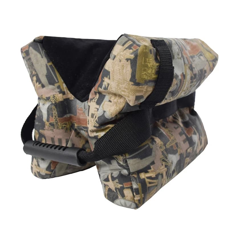 Sac de support de tir vert sable non rempli - Support de fusil pour pêche et chasse, accessoire de tir