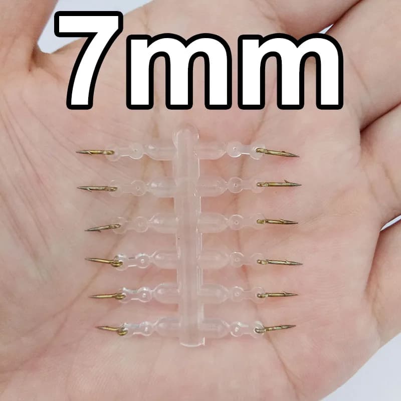12 pointes métalliques pour esches carpe - Accessoires fixation boilies et appâts pêche carpe