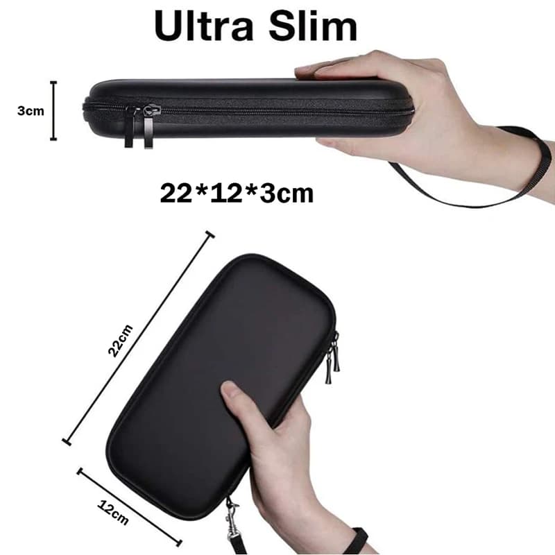 Étui cristal PU Nintendo Switch Lite - Coque rigide EVA portable sac à main console accessoires