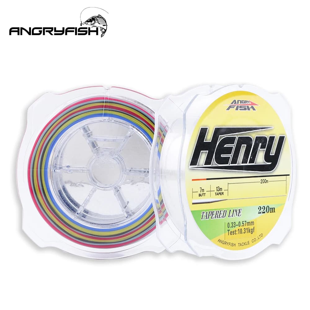 Ligne de pêche nylon 220m Henry Series - Ligne fuselée pour puissance et précision optimale