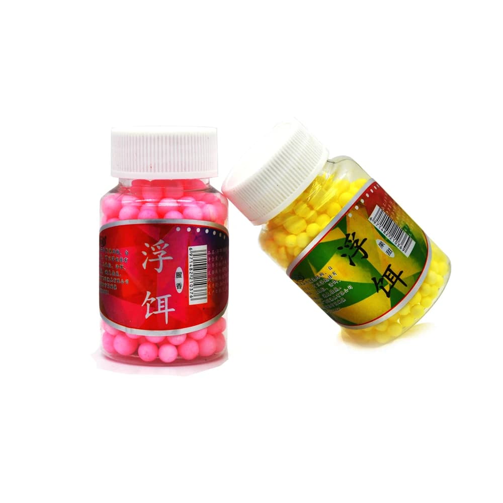 Flotteurs MNFT 2Bottles Carp Foam Ball Beads - Appâts pop-up senteur sucrée pour pêche au fond