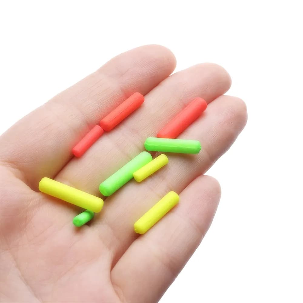 50 flotteurs mousse boules ovales légers pour montage de lignes - accessoires pêche perles