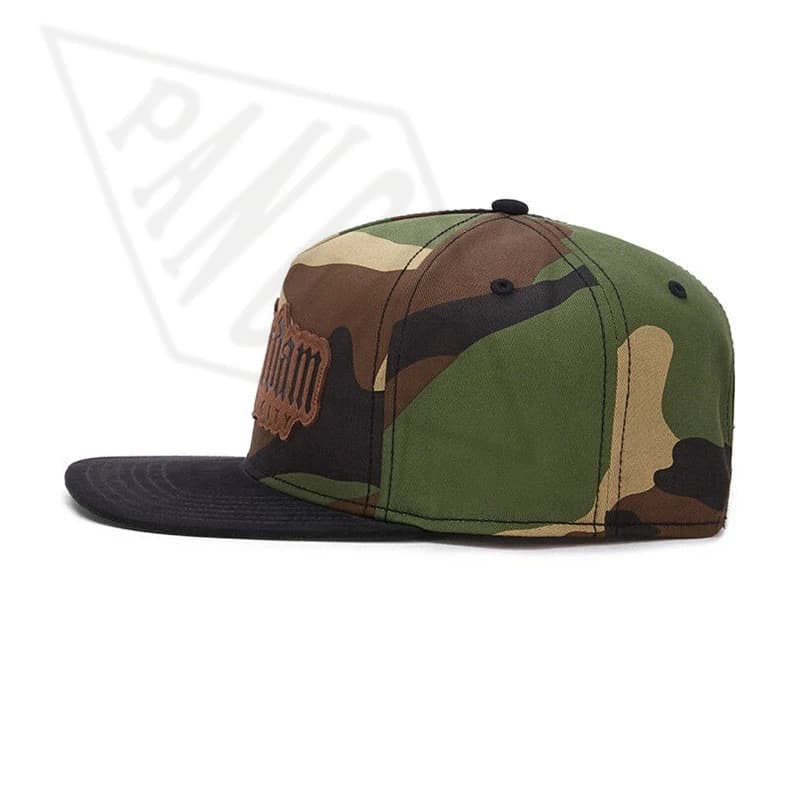Casquette snapback camouflage AMSTERDAM LUX CAP protection solaire réglable pêche outdoor