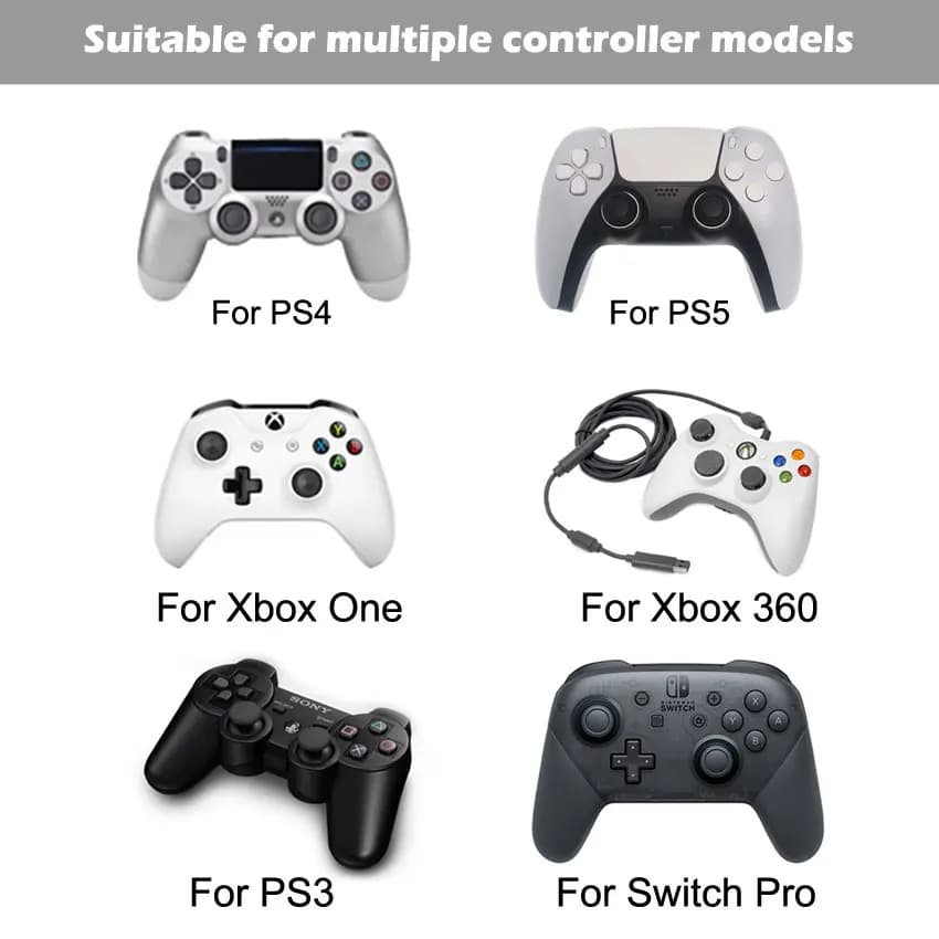 Étui rigide EVA pour manettes PS5, Xbox et Switch - Rangement et transport multi-consoles