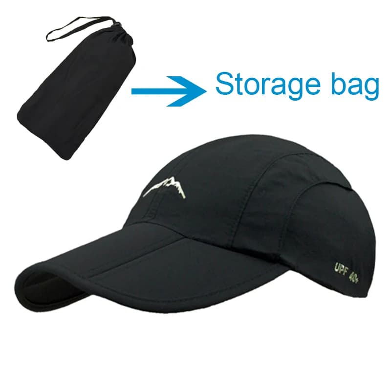 Casquette baseball pliable étanche respirante pêche vélo printemps été protection solaire