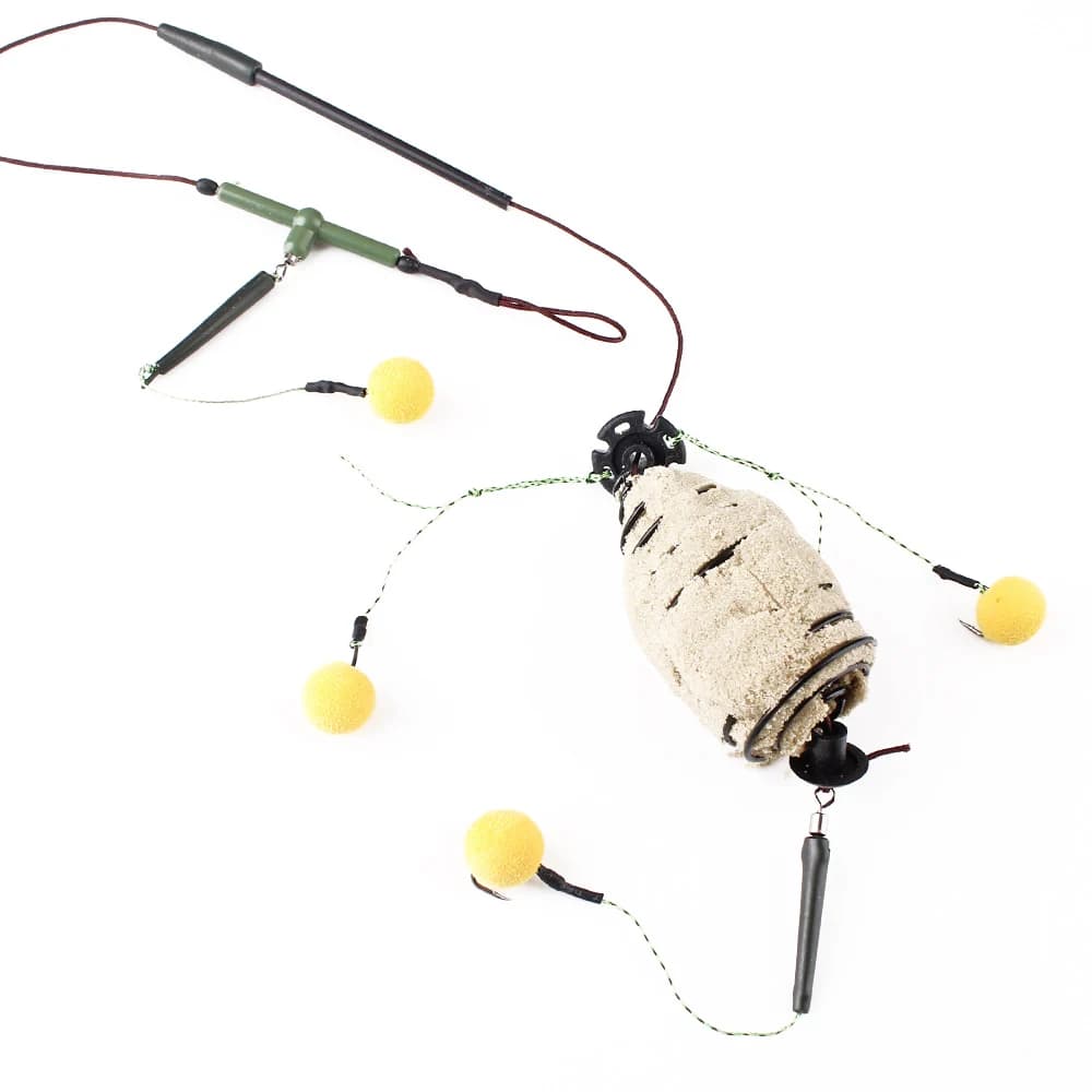 Cage amorce feeder carpe 30-80g en acier haute résistance - leurre coulant et accessoires pêche