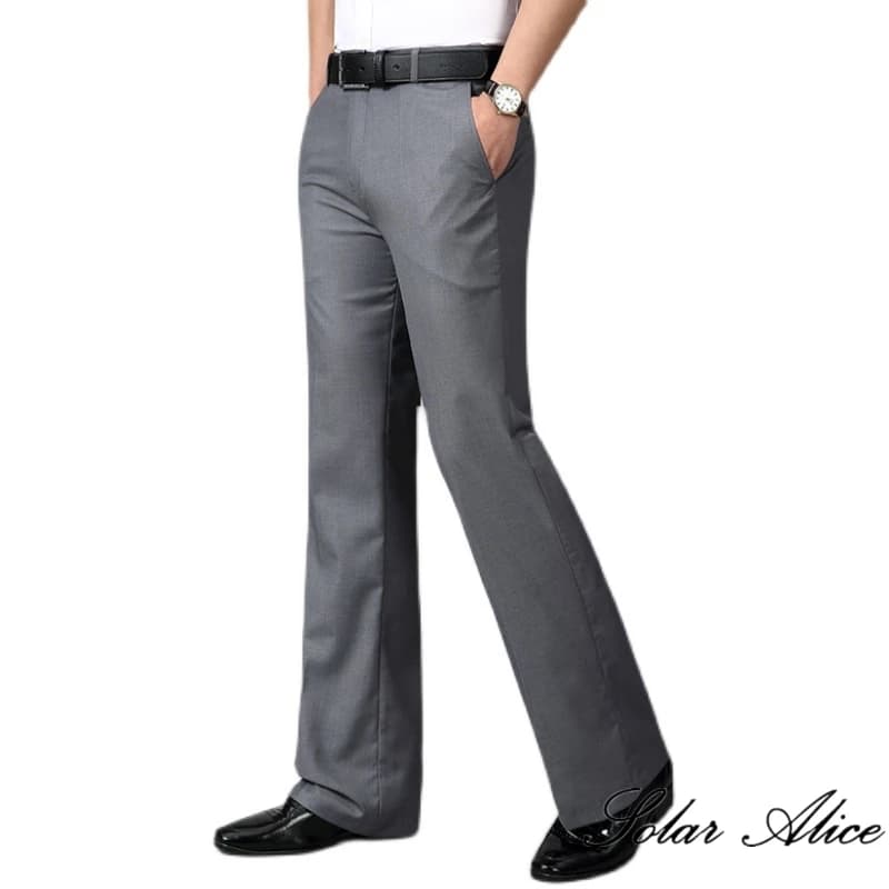 Pantalon casual homme 4 saisons coupe boot-cut - Vêtements pêche confortables
