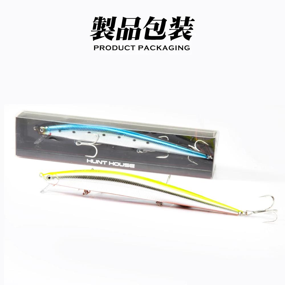 Leurre de pêche Hunthouse Tide Minnow 175mm - Appât dur coulant pour bar et brochet
