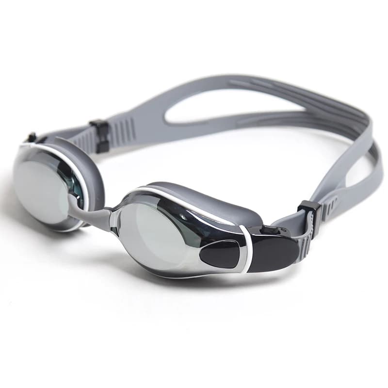 Lunettes de natation WHALE professionnelles anti-buée - Protection UV réglable silicone adulte homme femme