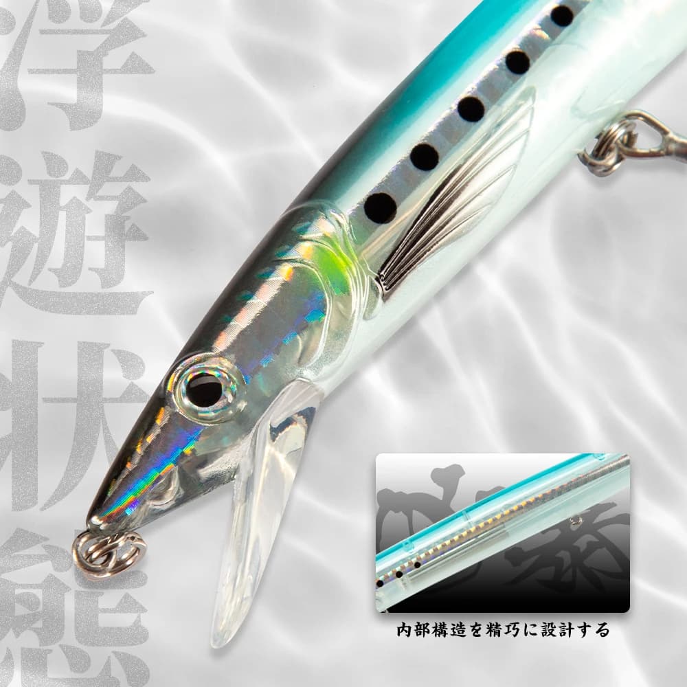 Leurre Hunthouse Sandeel Minnow 143mm-208mm pour pêche truite et carnassiers - leurre jerkbait stickbait longue portée