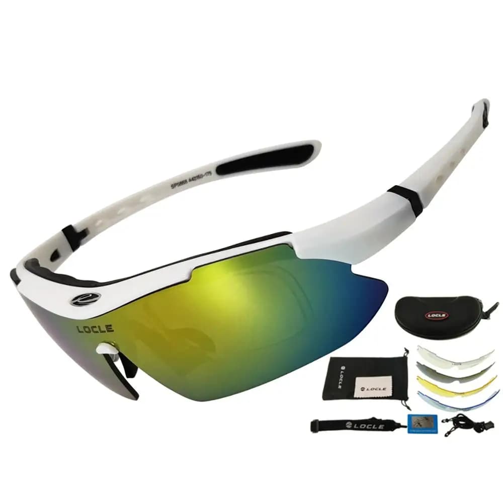 Lunettes LOCLE polarisées UV400 - Randonnée, tir, pêche, escalade - Homme, style tactique, sport polyvalent