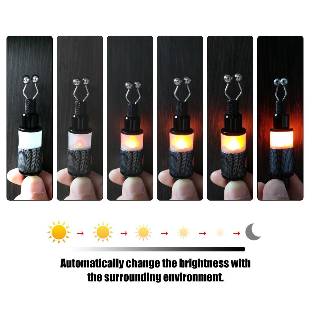 Swingeur LED multicolore pour pêche à la carpe - Alarme à appât électronique avec indicateur lumineux