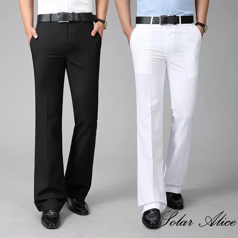 Pantalon casual homme 4 saisons coupe boot-cut - Vêtements pêche confortables
