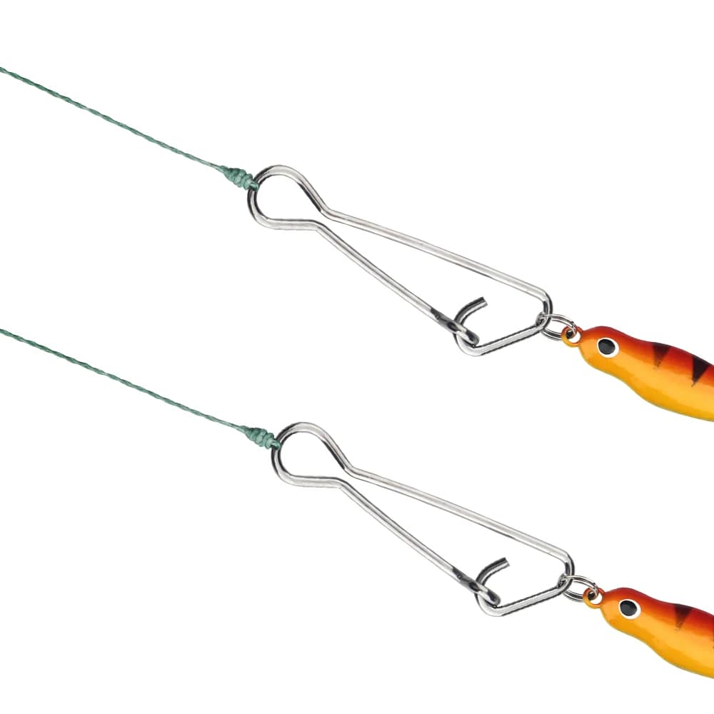 DNDYUJU 100 à 200 pièces de connecteurs de pêche avec émerillon roulant, anneaux et agrafe pour