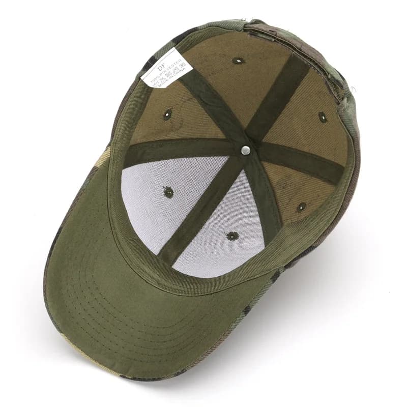 Casquette enfant camouflage pêche jungle - Baseball cap réglable coton étudiant bébé garçon fille
