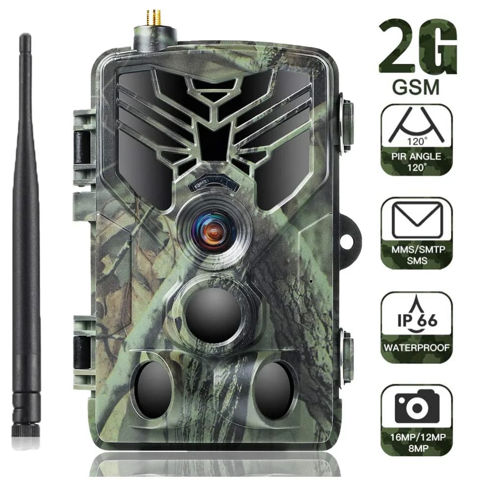Caméra trail 2G SMS MMS 20MP 1080P - Alerte par message 120m détection wildlife