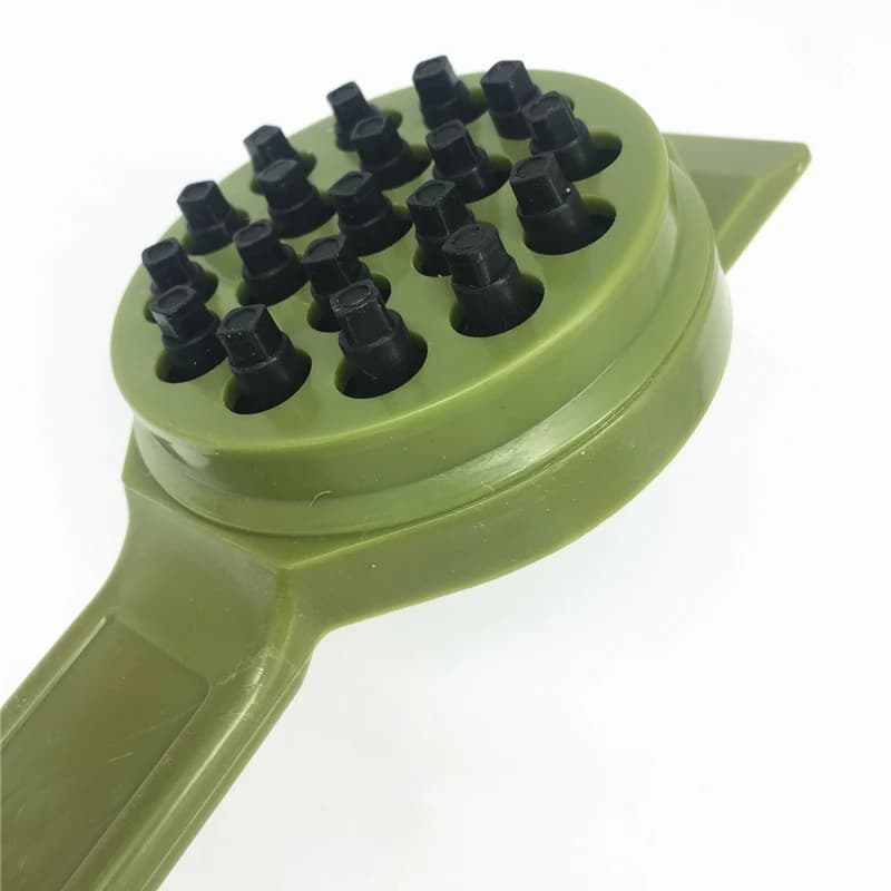 Brosse grattoir à écailles de poisson - Outil rapide pour nettoyer et écailler vos prises