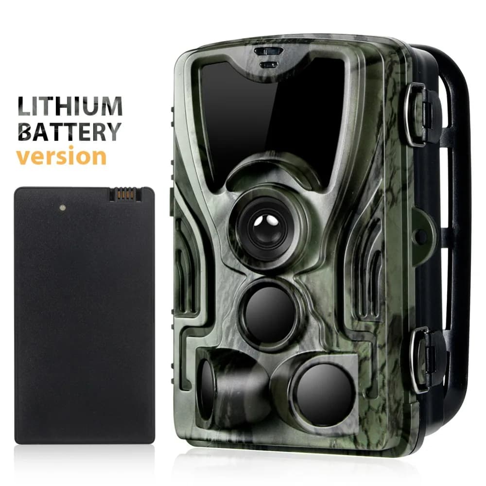Caméra HC801ALI 16MP 1080P étanche avec batterie 5000mAh déclenchement 0.3s pour faune France