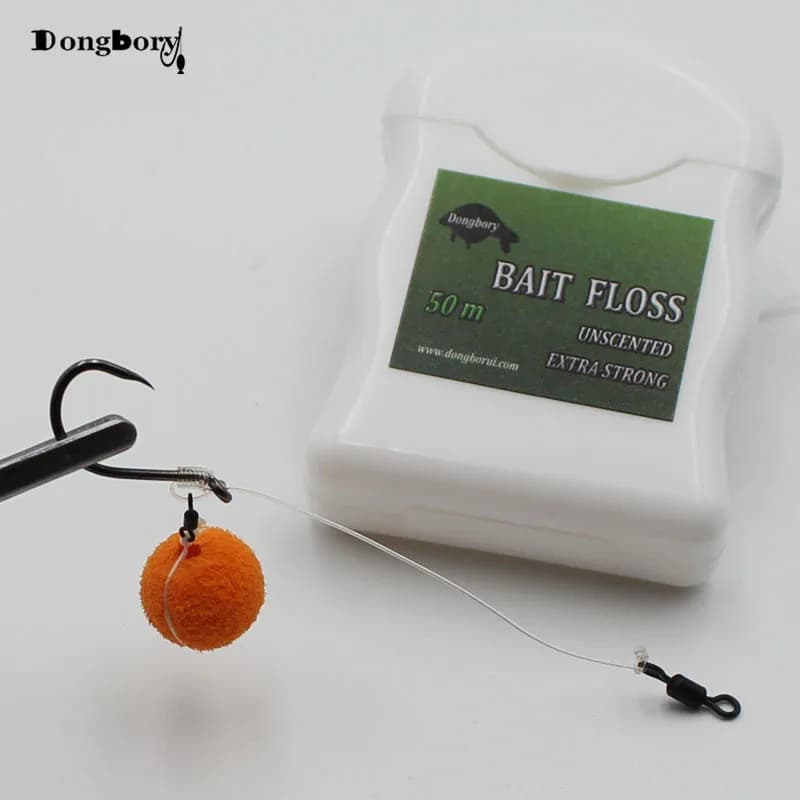 50m flocage appâts pêche carpe support bouillettes pop-up chod hair Ronnie rig method feeder