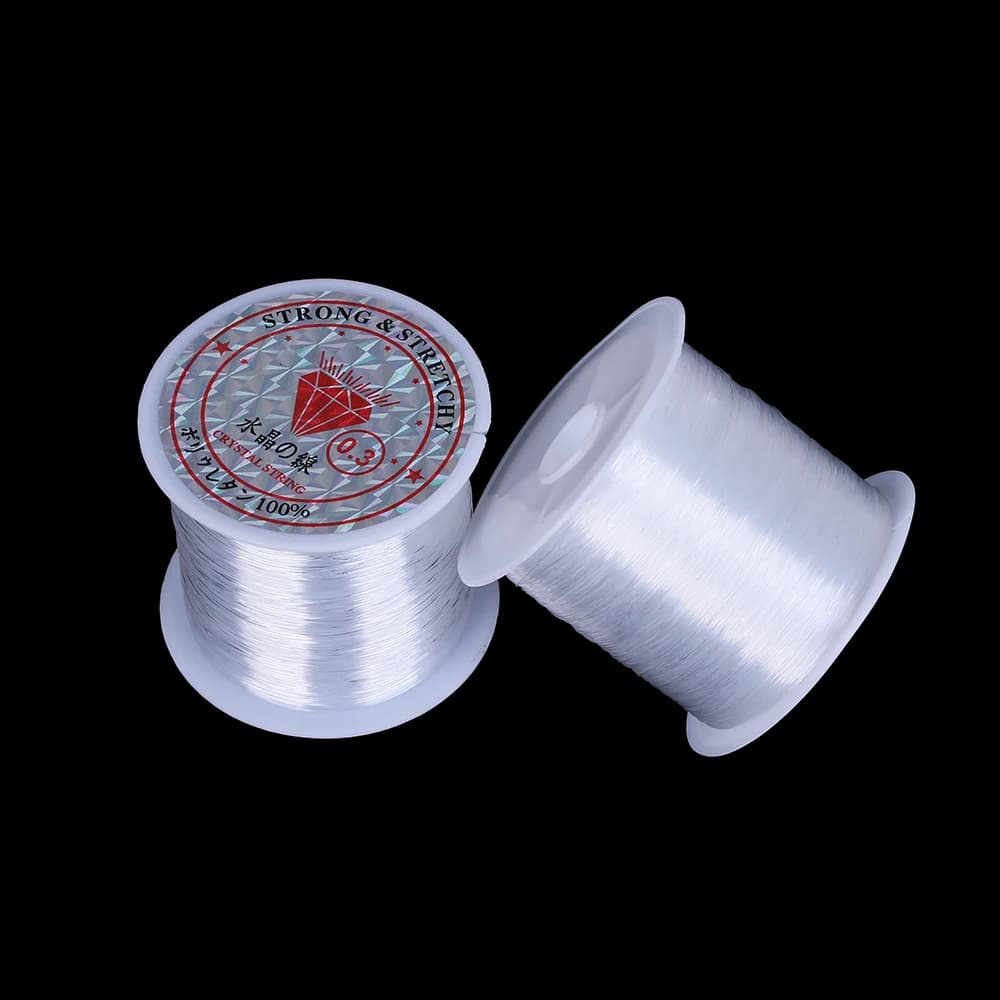 Ligne de pêche PE Crystal Extra Forte Fil Tressé Nylon Monofilament 0.2 à 0.6mm Longueur au