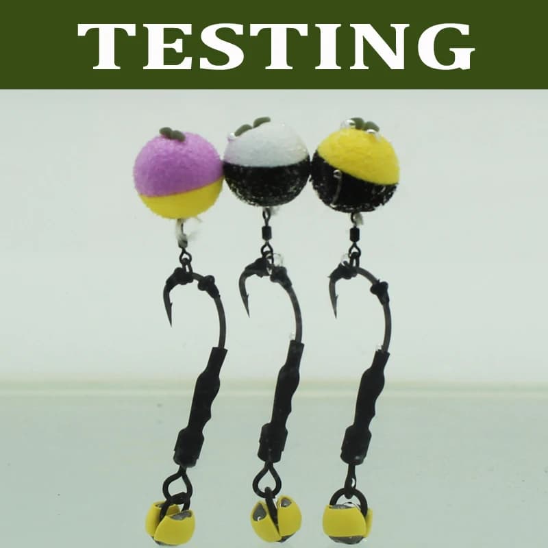 Boilies jumeaux bicolores 12-15 pièces - Appât flottant pour méthode feeder et hair rig carpe