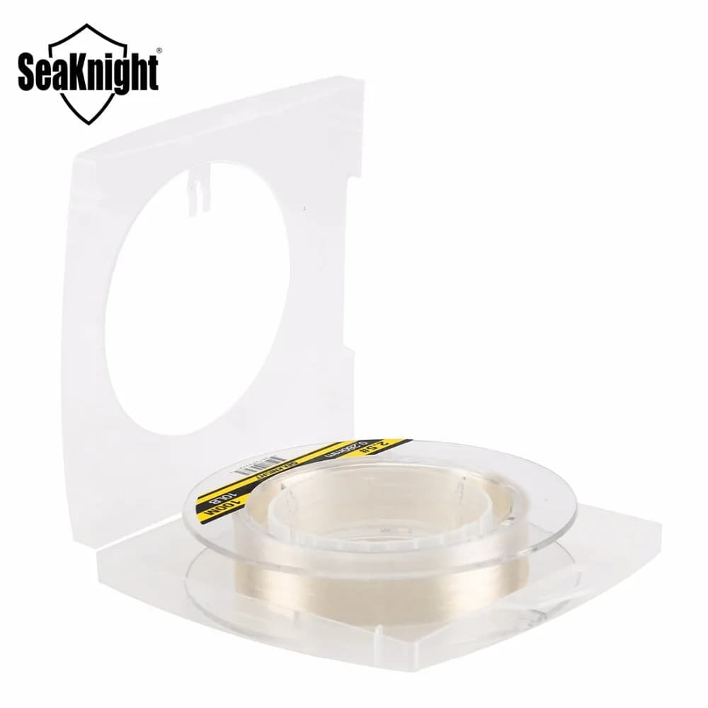 Ligne fluorocarbone SeaKnight 100M coulante rapide pour carpe - Matériau japonais 3-100LB leader pêche