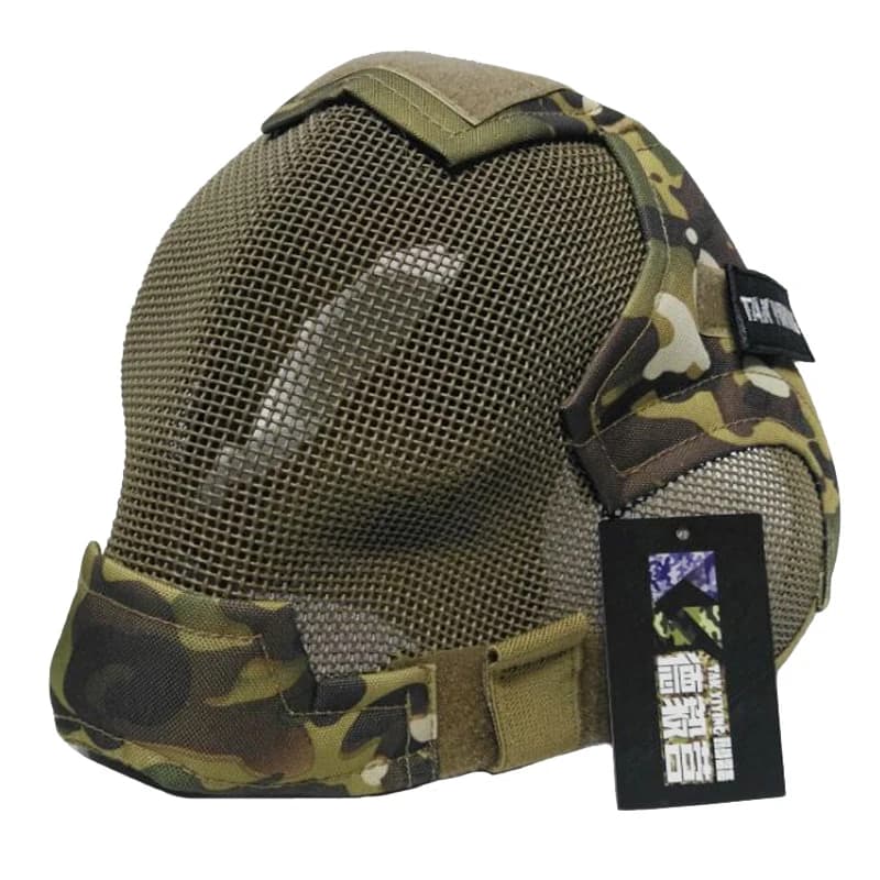 Masque intégral airsoft TAK YIYING V6 maillage acier protection complète pêche chasse