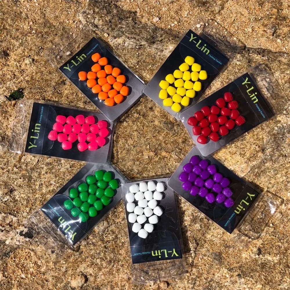 20pcs pop up boilies flottants imitation maïs tiger nuts - hair rigs prêts pour pêche carpe