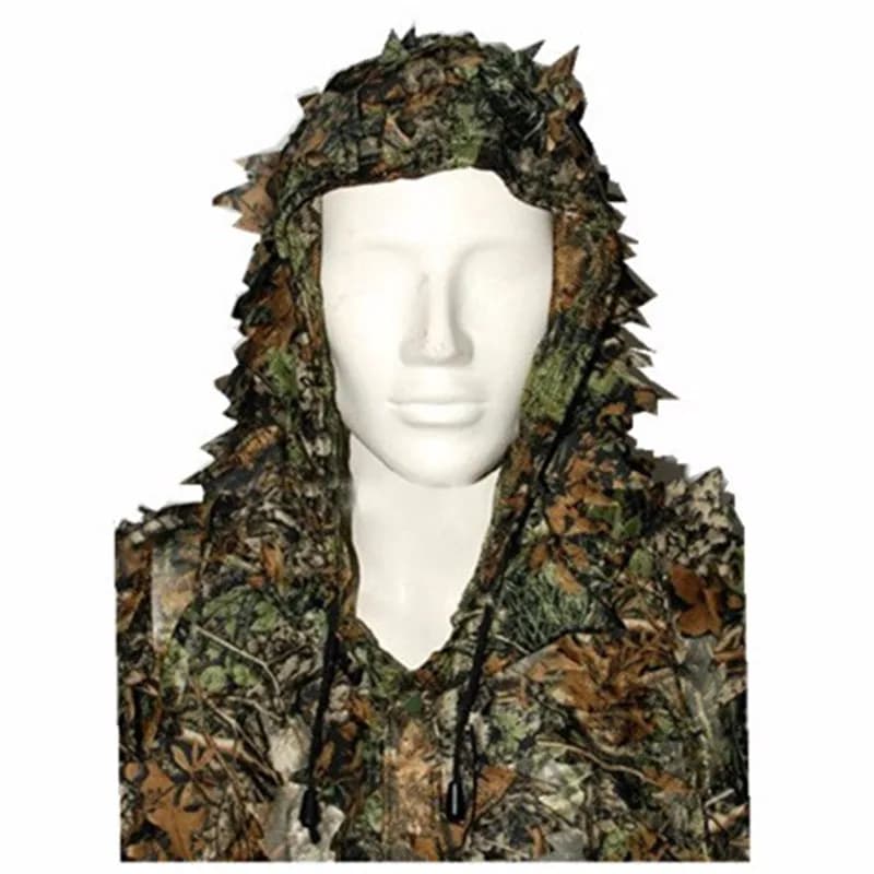 Combinaison Ghillie 3D feuilles Realtree pour paintball chasse pêche - camouflage parfait extérieur