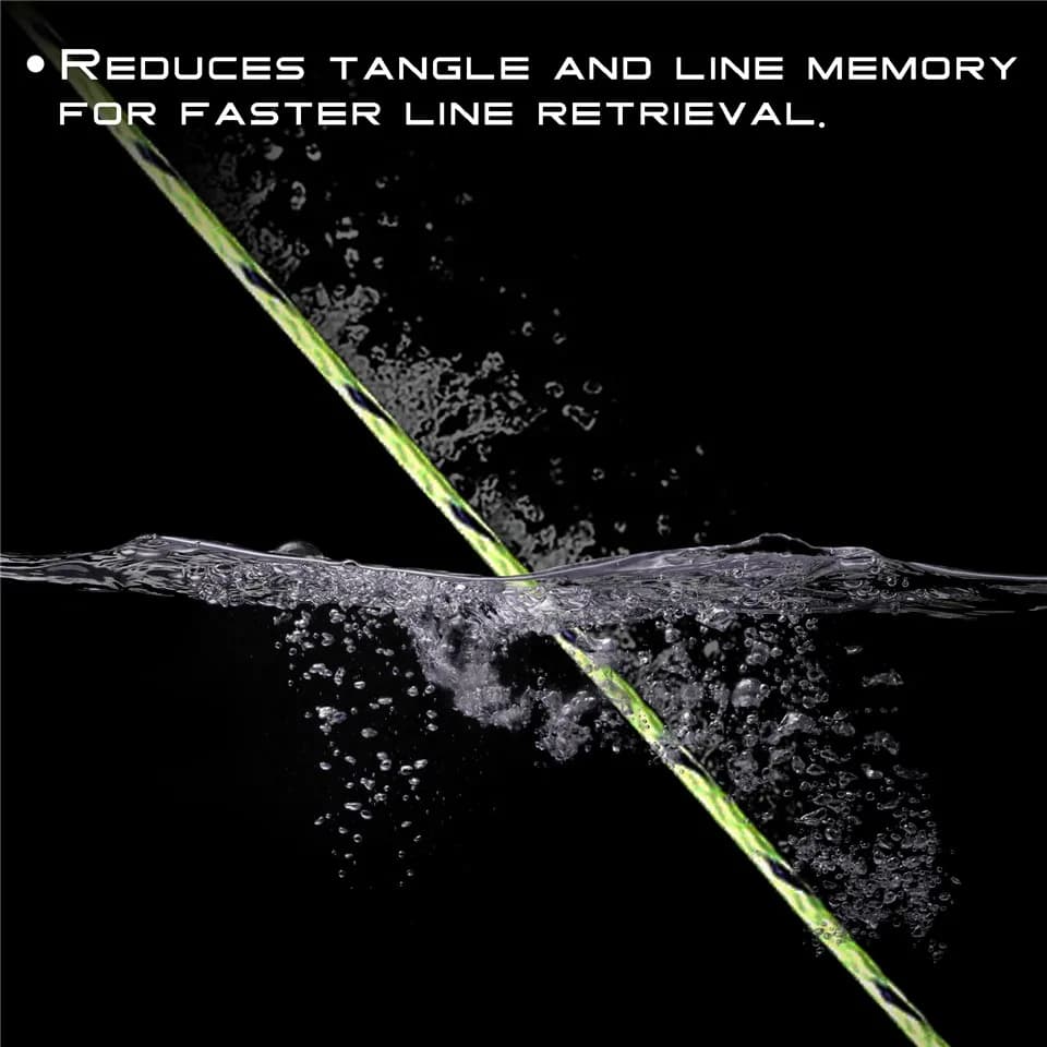 Ligne de backing pour pêche à la mouche 100/300 yards 20/30LB, tresse multicolore résistante