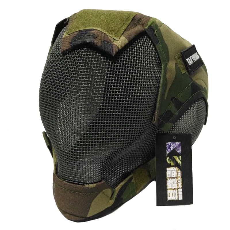 Masque intégral airsoft TAK YIYING V6 maillage acier protection complète pêche chasse