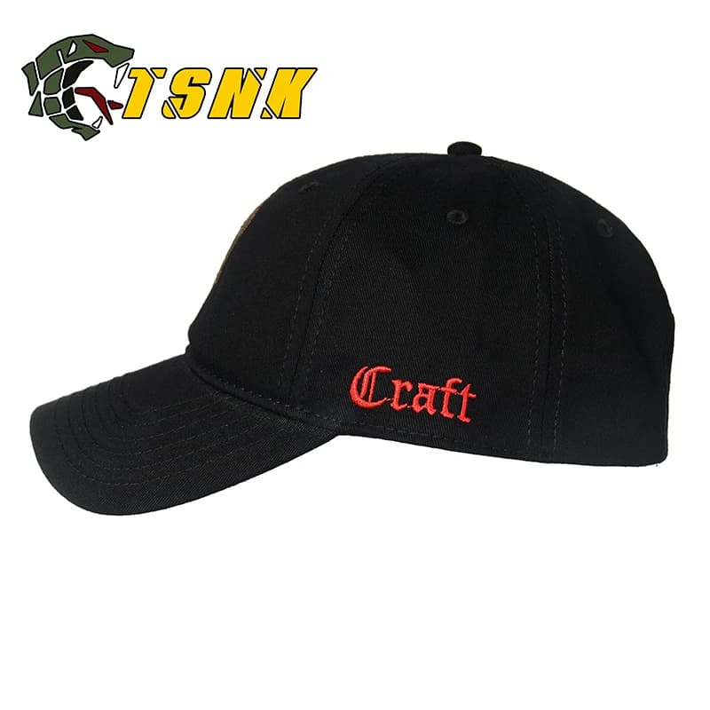 Casquette tactique pêche coton haute qualité broderie phoques pour pêcheurs exigeants
