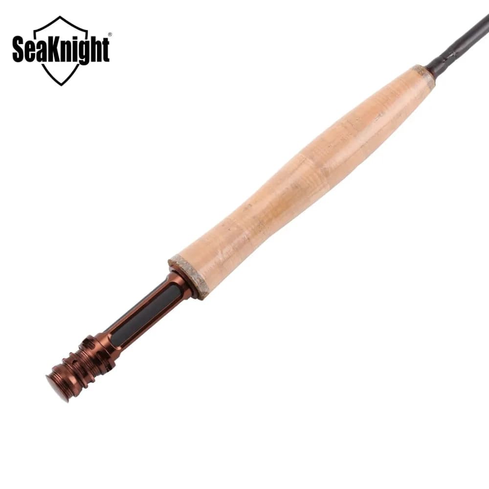 Canne mouche MAXWAY Honor Series 2.4M à 3.0M fibre carbone 40T manche liège 3A 4 sections action douce