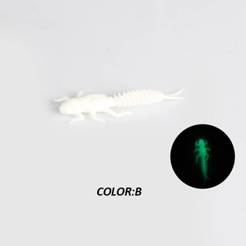 Leurre souple larve 6cm/5cm Reach Soft 2023 - appât silicone pour pêche en eau douce et carnassiers