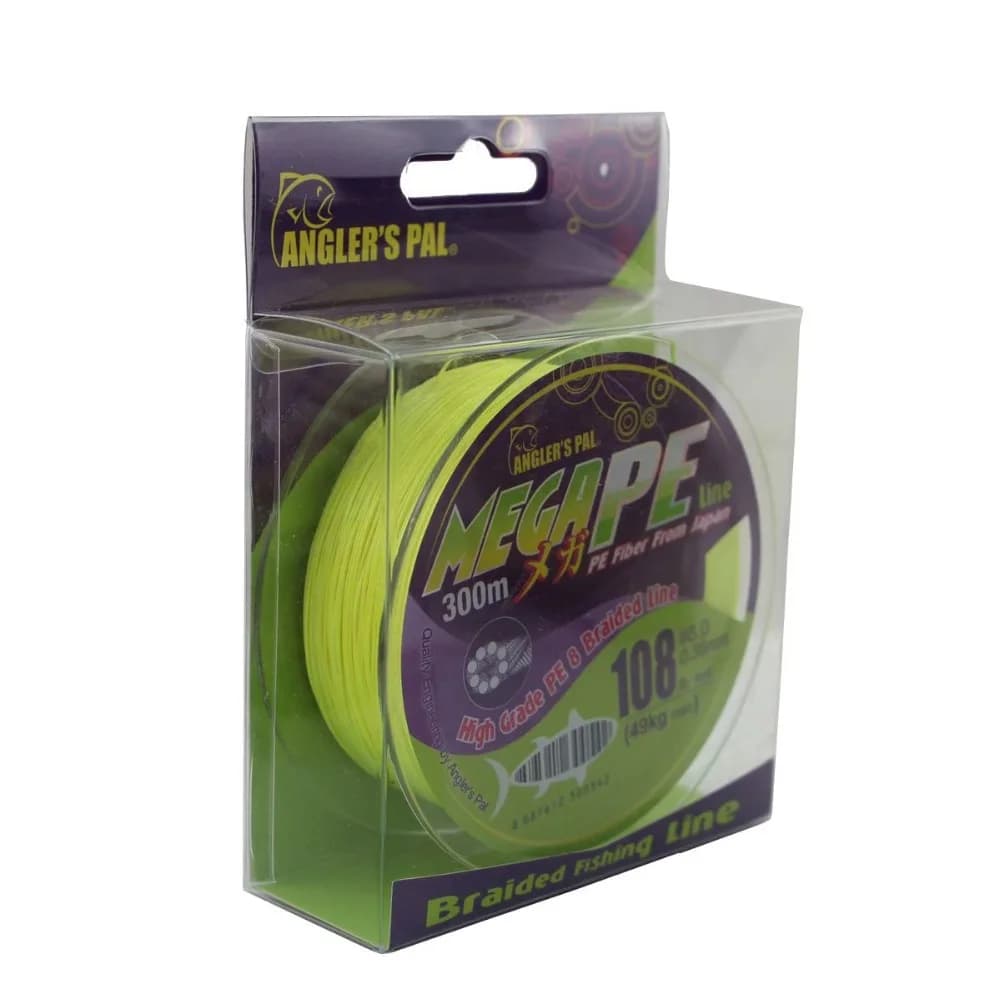 Ligne de pêche PE X8 multifilament Anglers Pal MEGA 300m/500m 8 brins tressée Japon équipement durable
