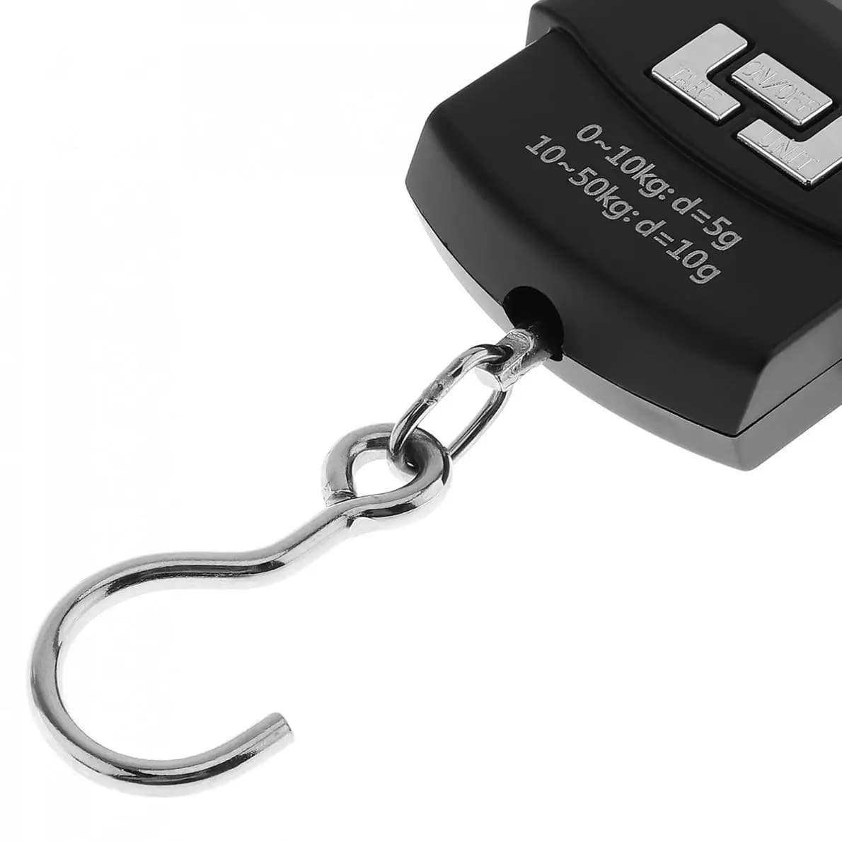 Balance électronique WeiHeng WH-A08 50kg double précision - Mesure température crochet rétroéclairé pour pêche