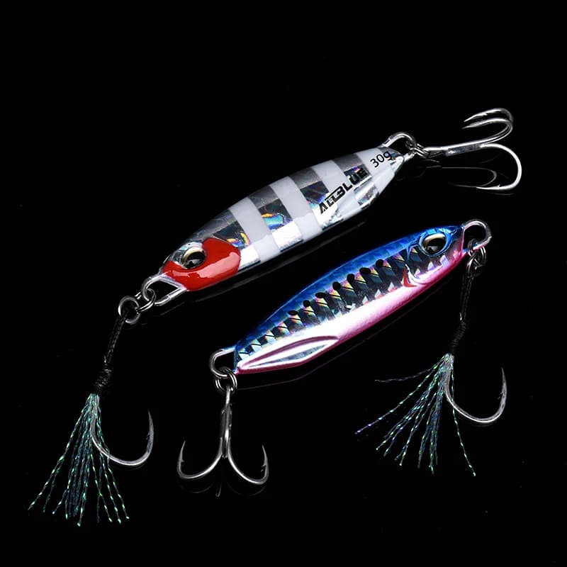 Leurre métallique ALLBLUE DRAGER 15G 30G pour bar et pêche en mer depuis le bord