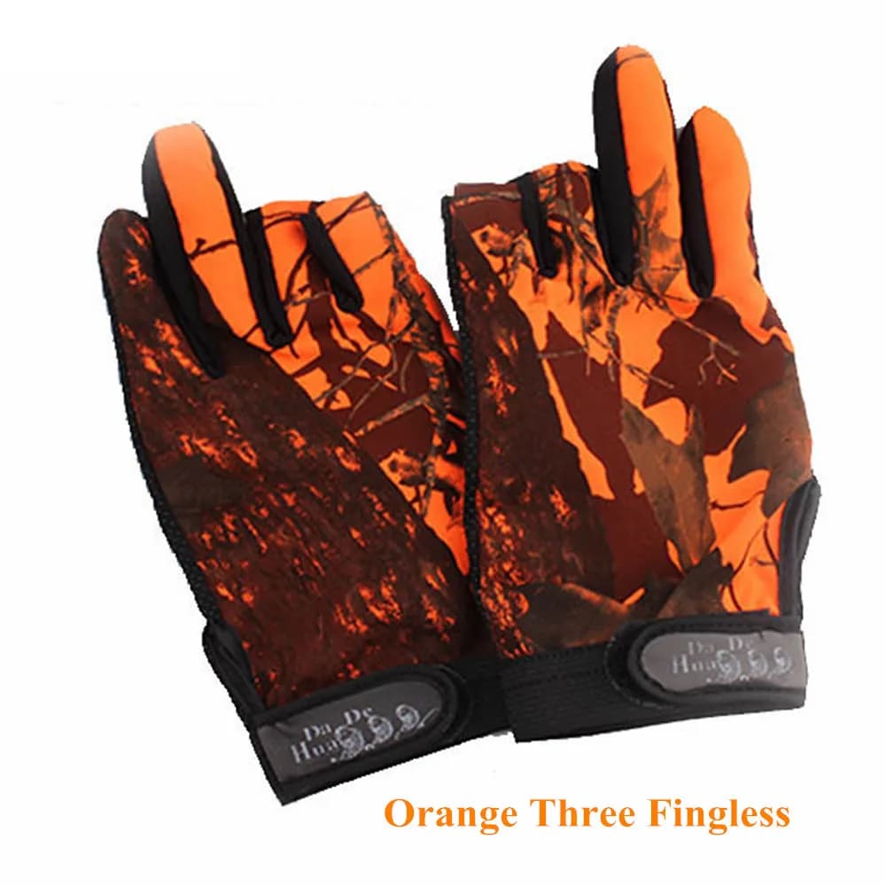 Gants camouflage bionique pêche chasse vélo tactiques multifonctions sans doigts respirants outdoor