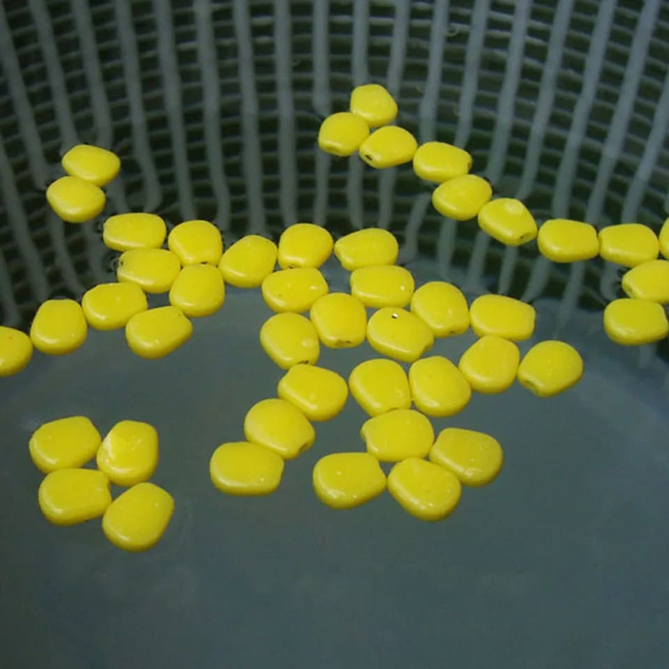 50 appâts souples artificiels flottants pour pêche à la carpe - Leurres pop-up maïs